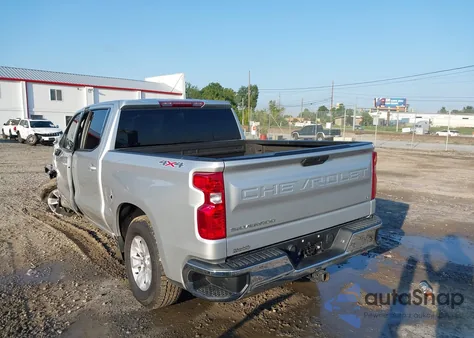 2022 Chevrolet Silverado 1500 Ltd 4Wd Short Bed Lt из США, поврежденный, VIN 3GCUYDEDXNG177767